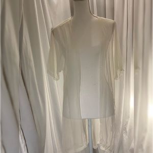 S/M Sheer White Kimono